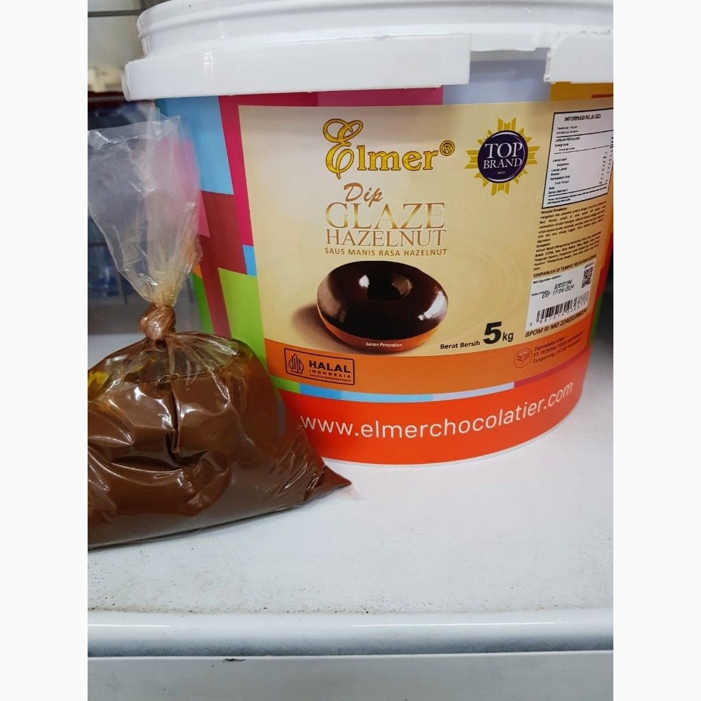 ELMER GLAZE HAZELNUT EMBER 5KG / SELAI HAZELNUT 5KG / ELMER GLAZE HAZELNUT