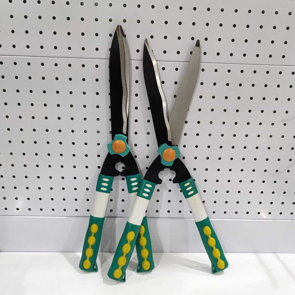 Gunting Rumput Besar Gagang Kayu Gagang Fiber Gunting Tanaman Gunting Taman Bunga Alat Pemotong Rump