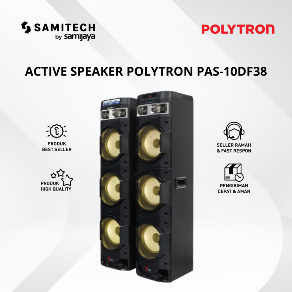 SPEAKER POLYTRON PAS 10DF38 PAS10DF38 STEREO XBR WOOFER BLUETOOTH / POLYTRON SPEAKER AUDIO PAS10DF38