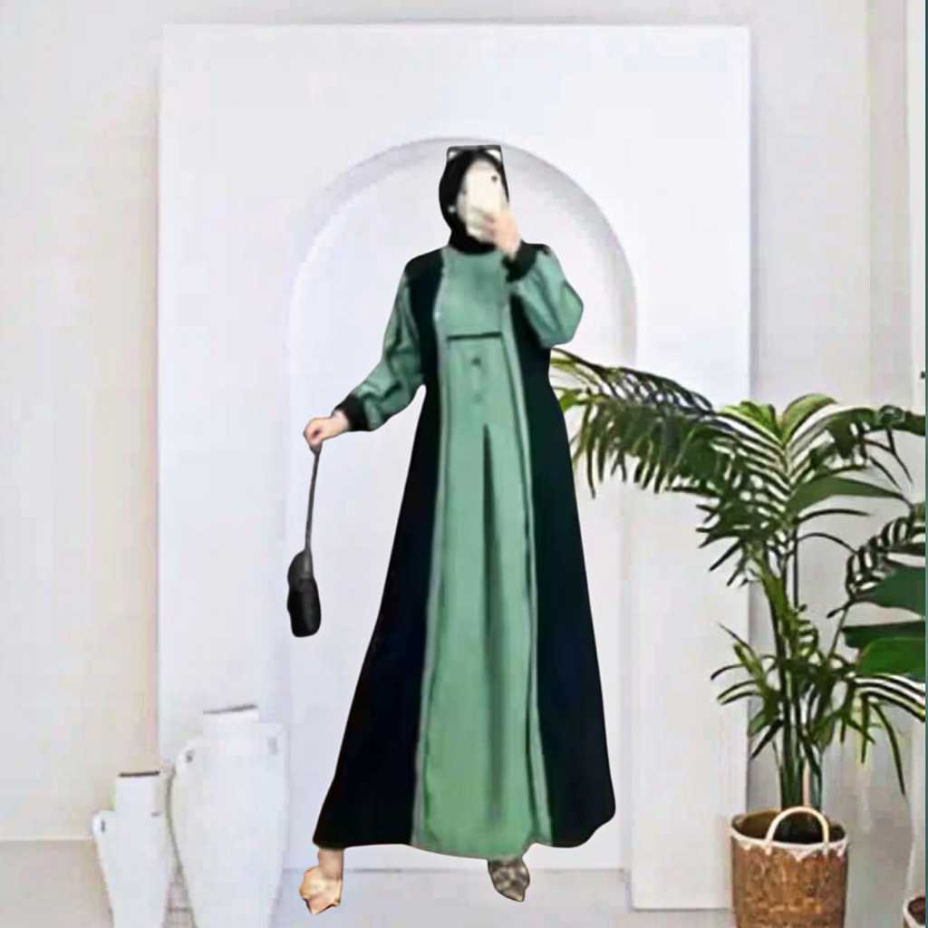 Medina gamis lebaran 2026 model mewah simple dan elegan