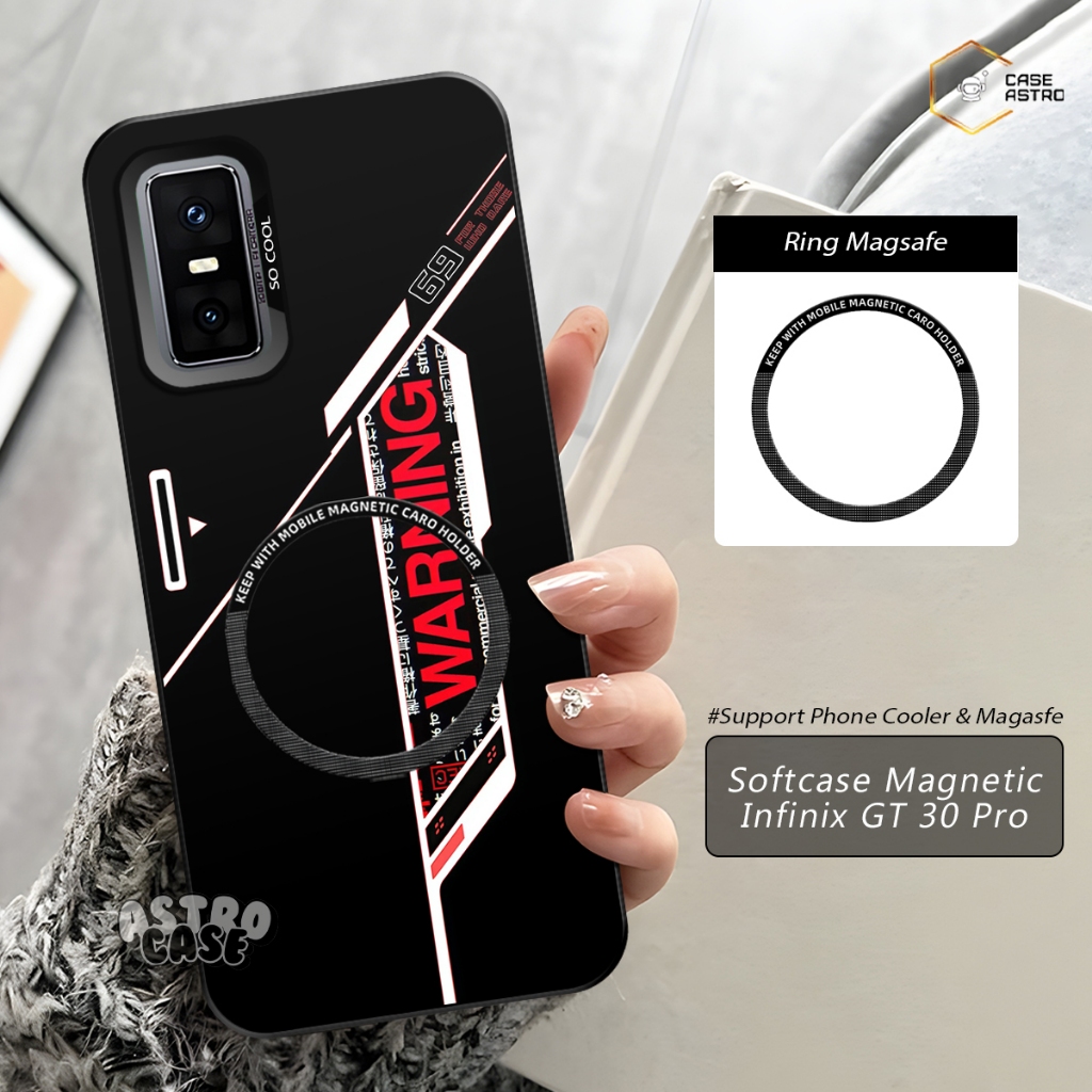 Case Magnet Infinix GT 30 Pro Ready All Type HP (Chat Admin) Case Support Magsafe / Phone Cooler Mag