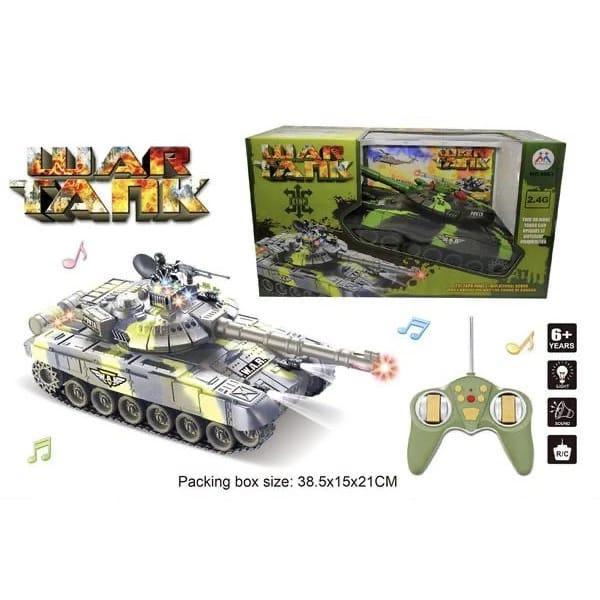 Hot Wheels - Mainan 8T Rc Tank 9993 War Baja 2.4Ghz Mobil Remote Control