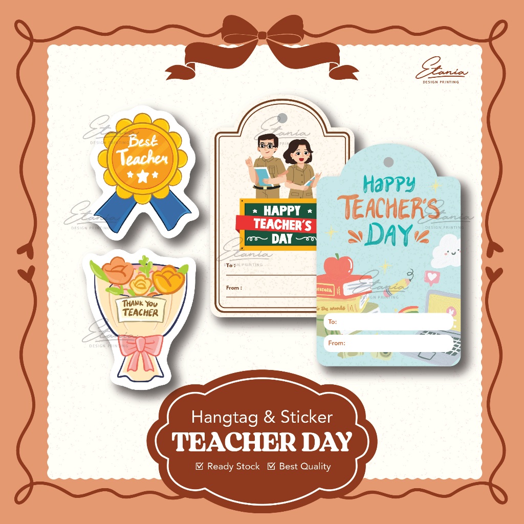 hangtag teacher day sticker teacher day hangtag teacher