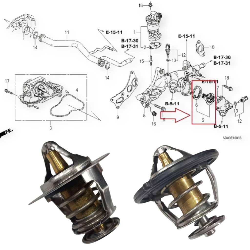 thermostat accord v6 1998 1999 2000 2001 2002 odyssey ra8 v6 2000 2001 2002 2003 19301-P8E