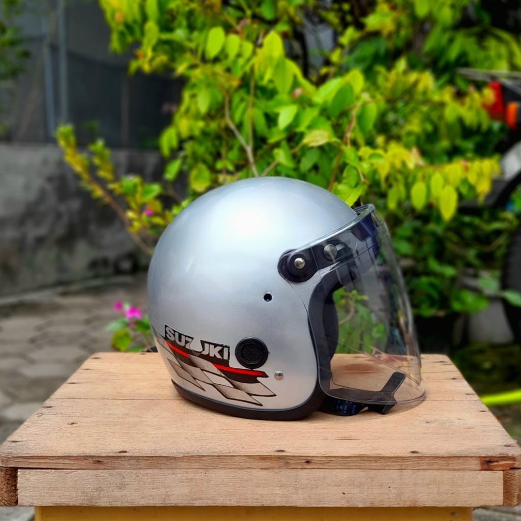 helm suzuki | helm jadul | helm murah