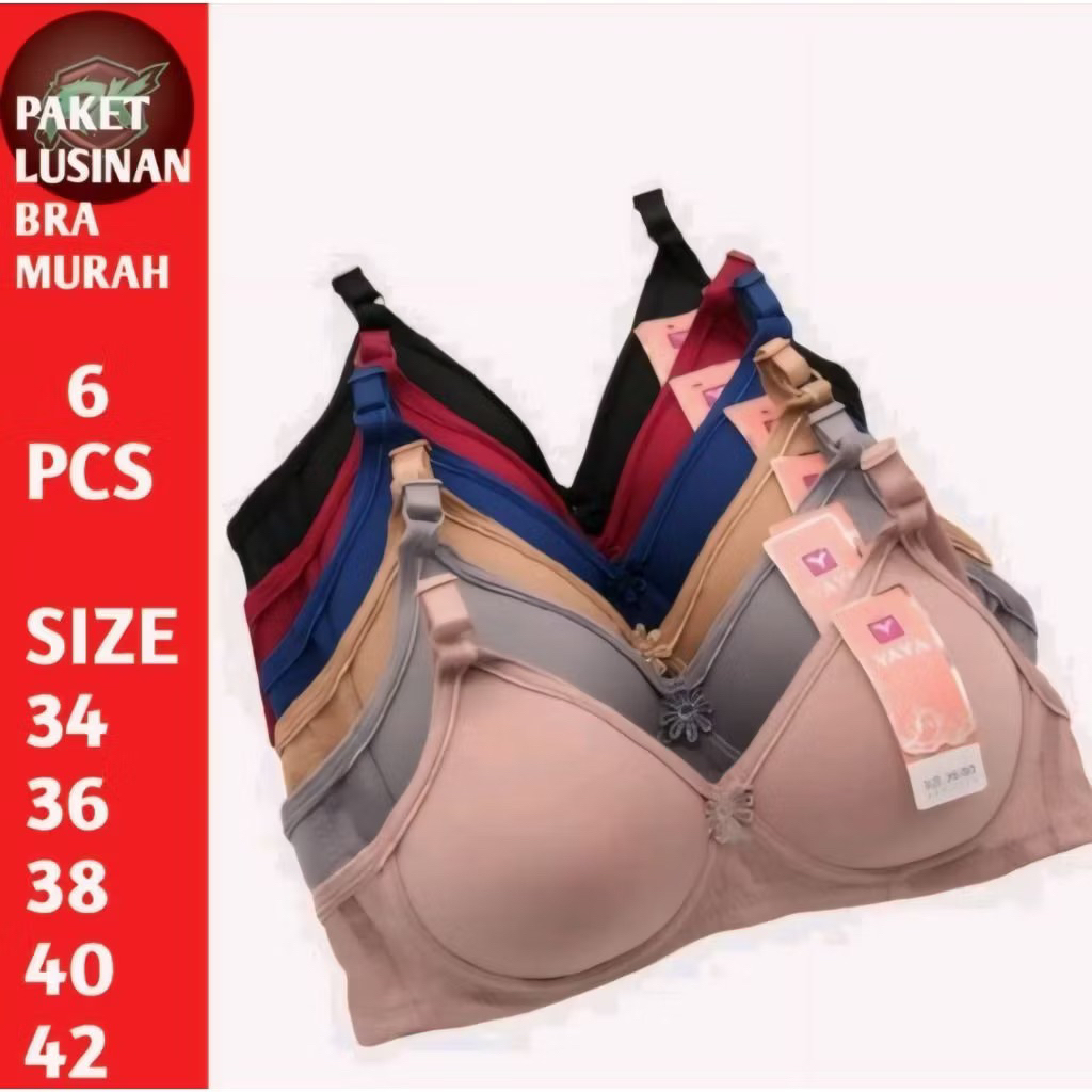 6 PCS | Bh Sport | Sport Bra LUSINAN TERMURAH