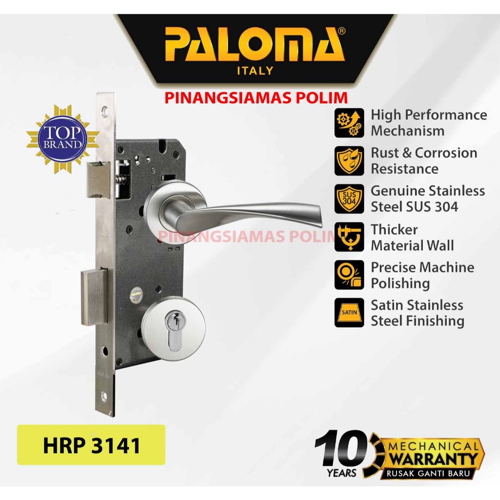 Paloma Handle Gagang PIntu Kamar Minimalis || Hrp 3141