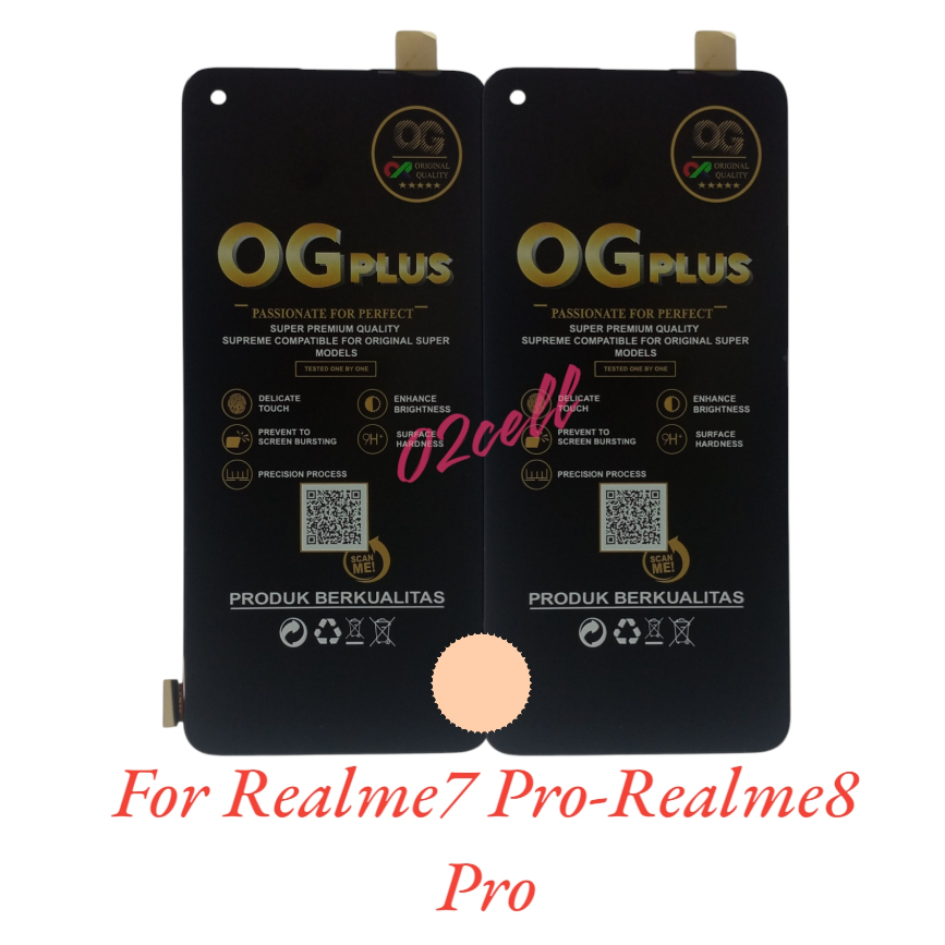 Lcd Touchscreen for Realme 7 Pro Rmx2170 - Realme 8 Pro Rmx3081 Fullset