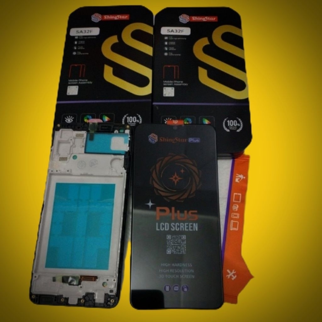 LCD + TS Samsung A32 4G/ A32 5F / M32 4g / m32 5f black shine star