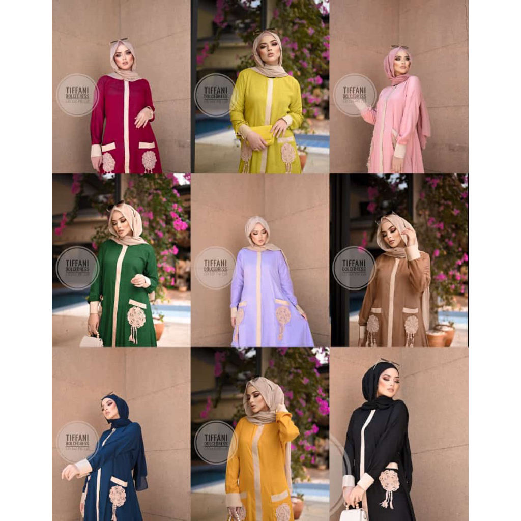 Gamis rayon premium dolce dress tifani