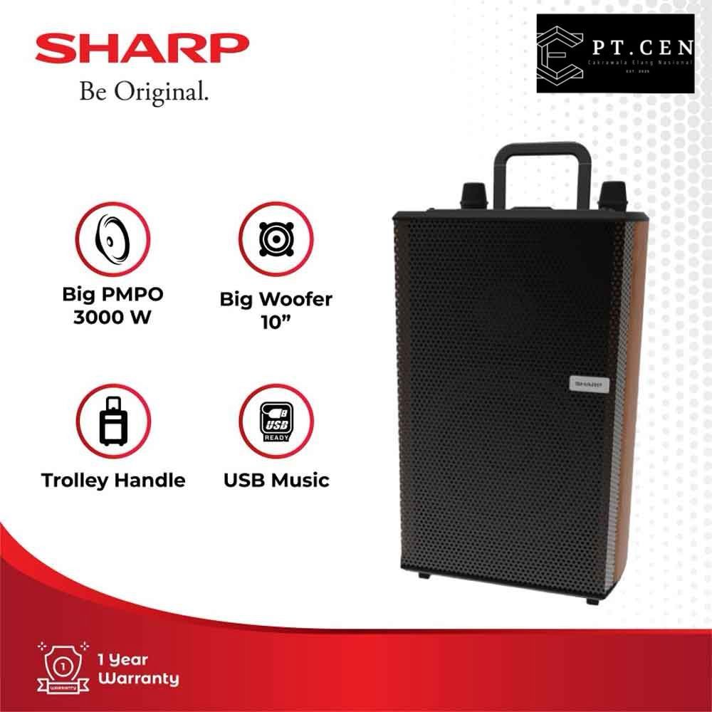 SPEAKER AKTIF SHARP CBOX TRB10MBO