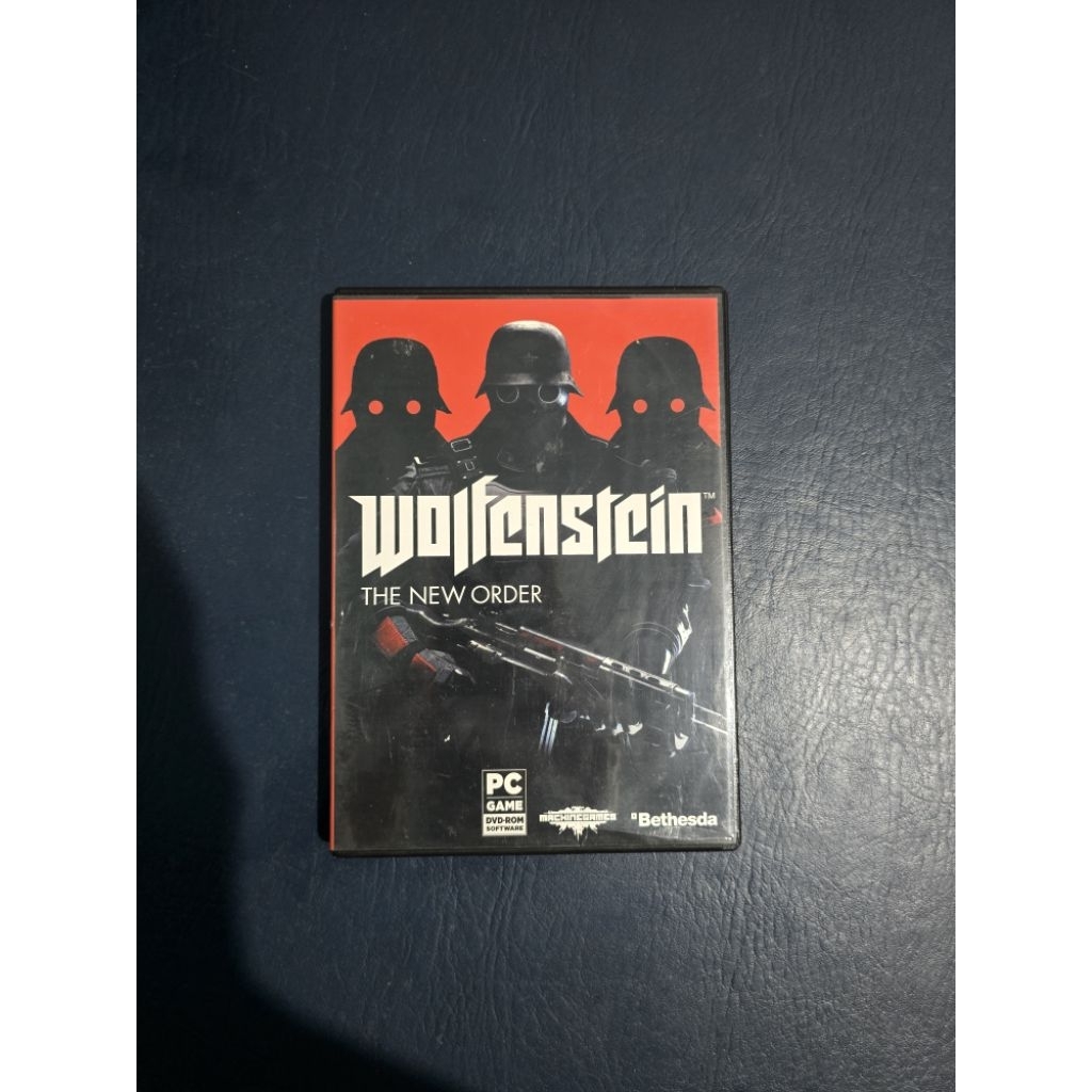 PC Games Wolfenstein The New Order BD Kaset CD Game Retro Ori Komputer Computer Original