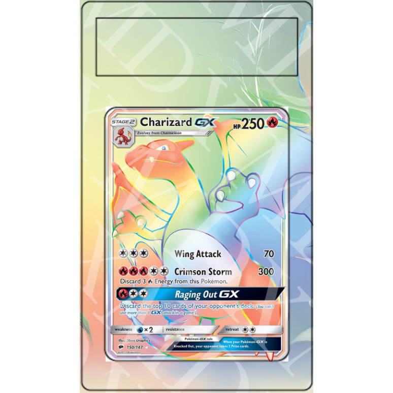 Charizard GX #150 Pokemon Burning Shadows (Extended Art)