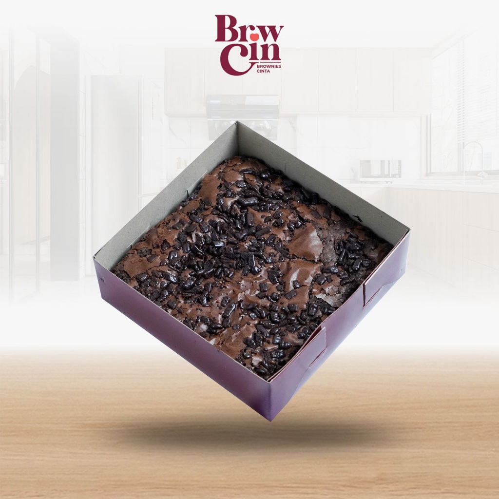 [OPEN PRE-ORDER] Brownies Oven Coklat Flake Mini Size | Brownies Panggang | Ukuran 10 x 10 Cm | Brow