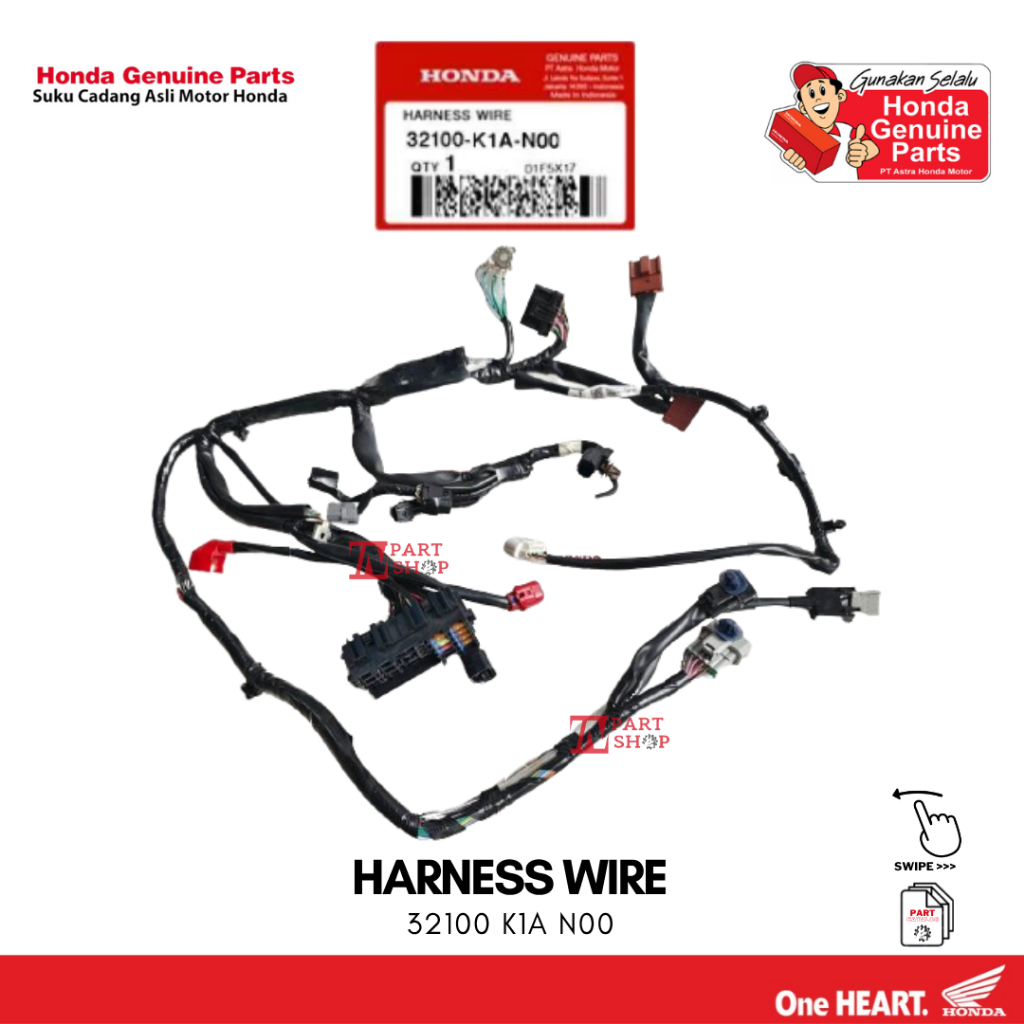 Kabel Body (Harness Wire) - New BeAT eSP K1A Tipe CBS / 32100-K1A-N00