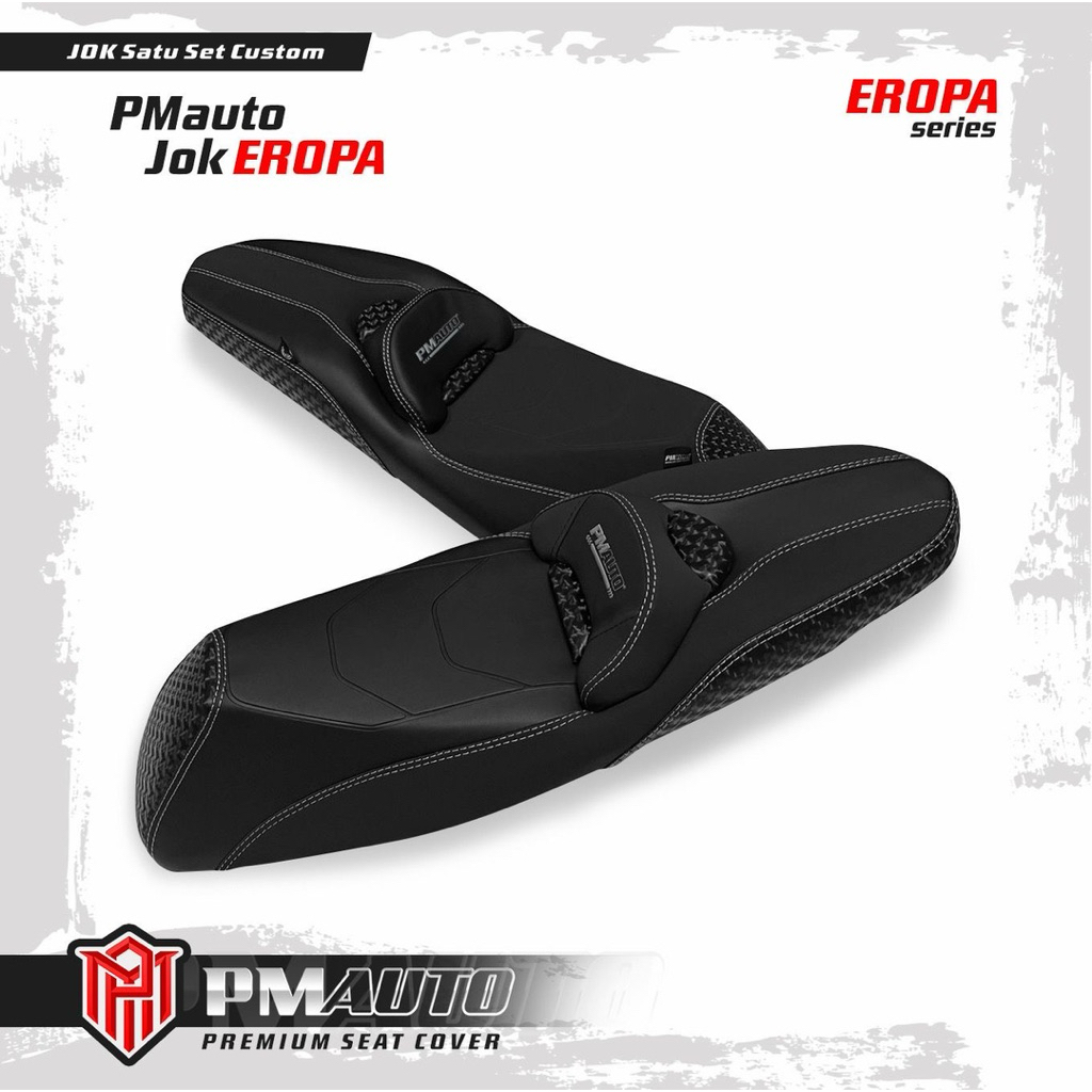 Jok Motor Eropa Vario Beat Scoopy Fullset tinggal Pasang + Busa Latex Pmauto