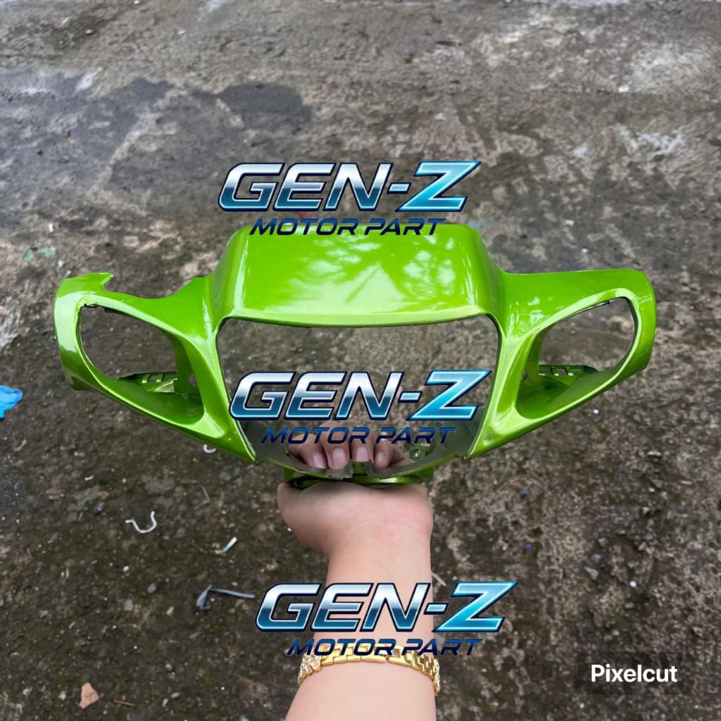 BATOK TOTOK DEPAN YAMAHA FIZ R FIZR WARNA HIJAU METALIK