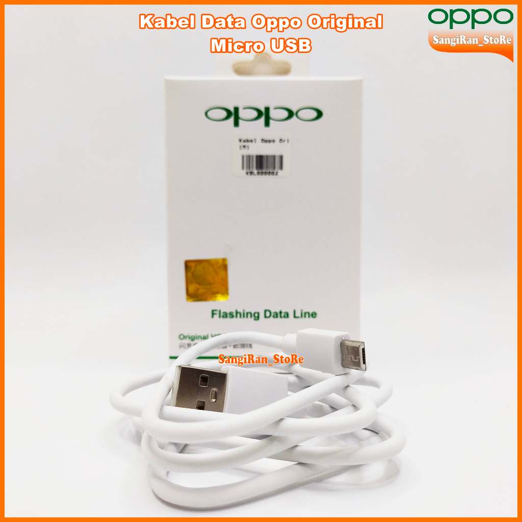 Kabel Data Oppo F1s F3 F5 F7 ORIGINAL 100% Fast Charging Micro USB & Type C