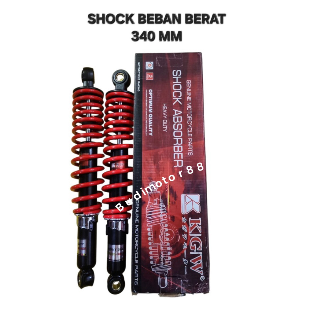 SHOCK BELAKANG BEBAN BERAT HEAVY DUTY 340 MM