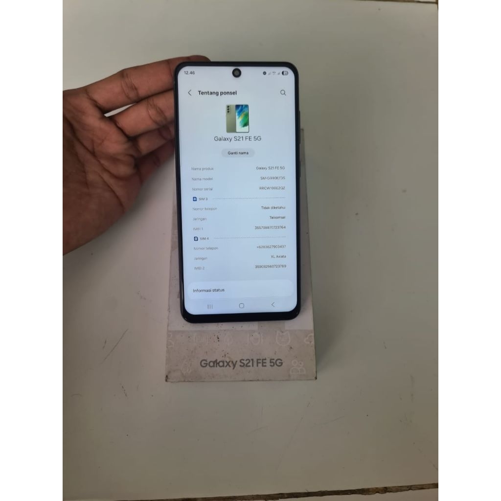 SAMSUNG S21 FE 5G SEIN 8/256 LCD GANTIAN NORMAL PEMAKEAN