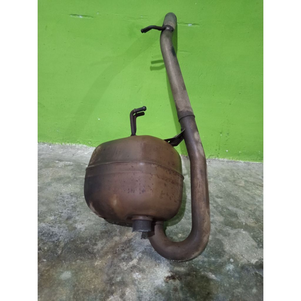 Copotan Knalpot original vios2 / Muffler asli vios gen 2 / tabung knalpot standar vios gen 2
