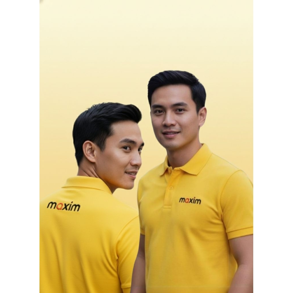 Baju kaos polo shirt Tshirt kaos kerah pengemudi MAXIM db obral murah pria wanita