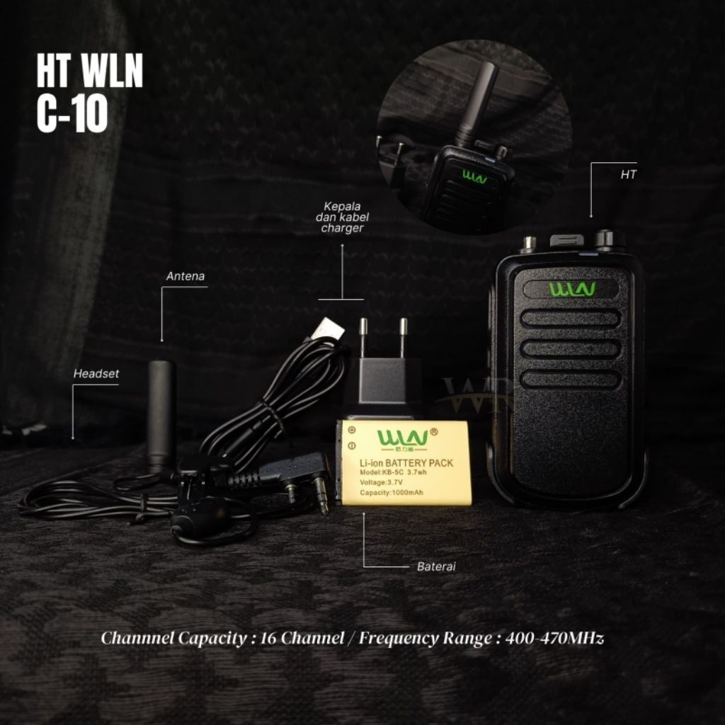 HT walkie Talkie WLN KD-C10