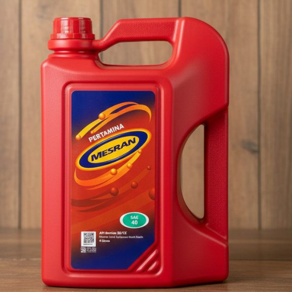 Oli Mesran SAE 40 4L Untuk Mobil Tua Bensin Diesel Oli Pelumas Mesin Mesran SAE 40 4 Liter
