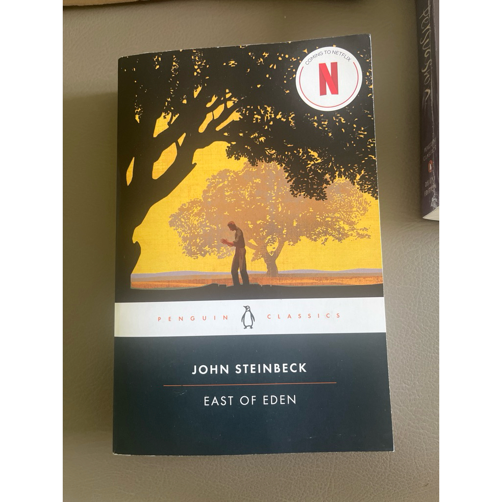 BUKU : (preloved/new) EAST OF EDEN - JOHN STEINBECK penguin classics black spine