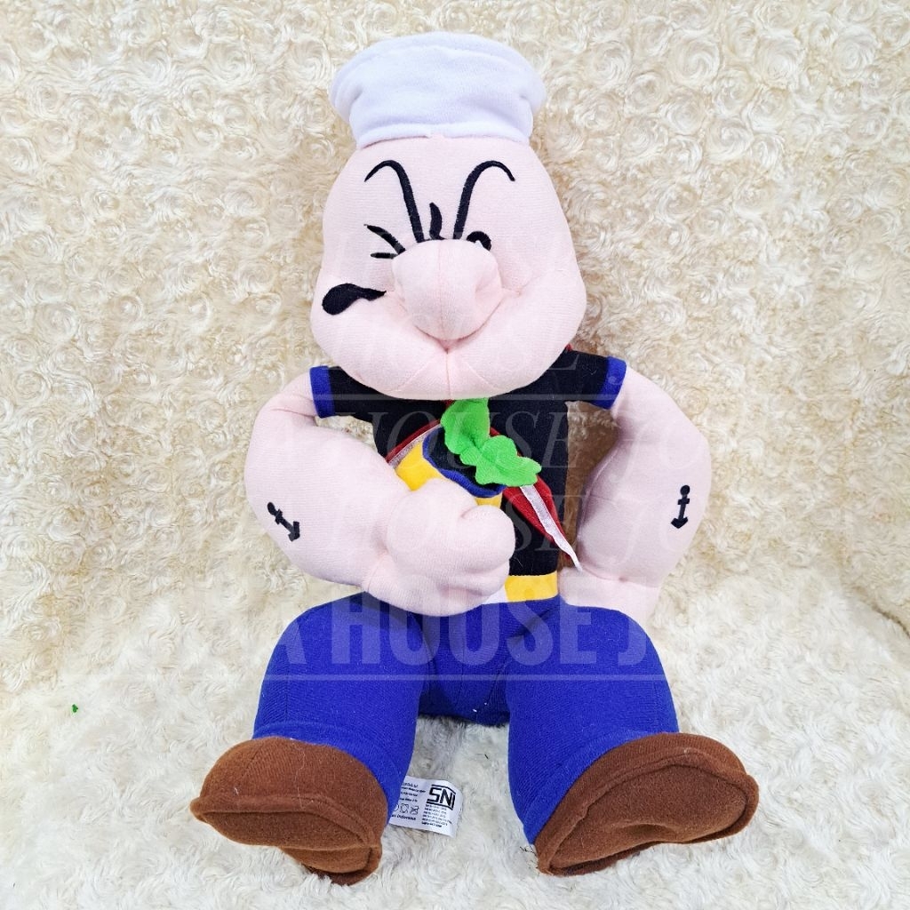 Boneka Sit Popeye The Sailor Boneka Popeye Bayam