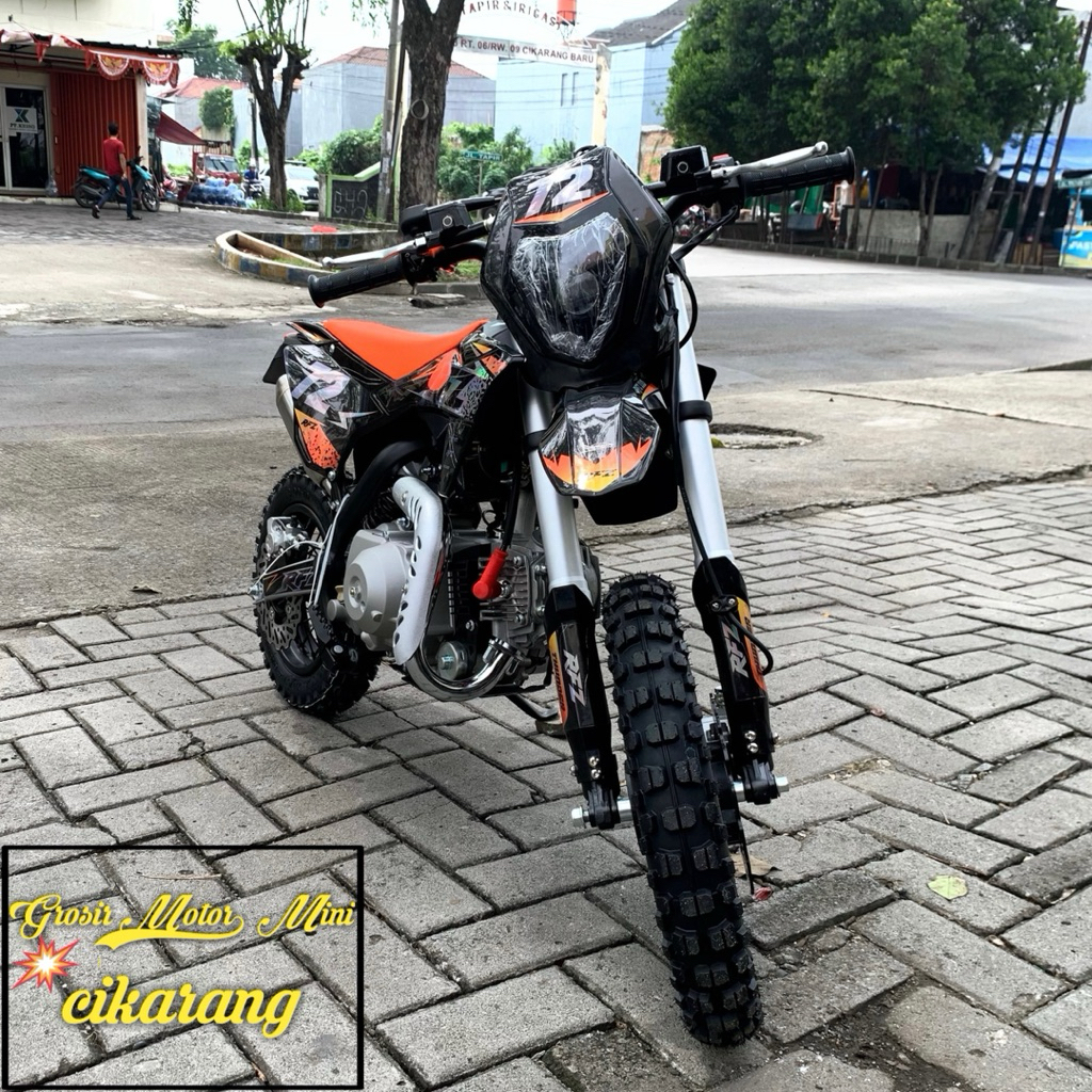 MOTOR MINI TRAIL 110CC RFZ NEW MATIC MESIN 4TAK