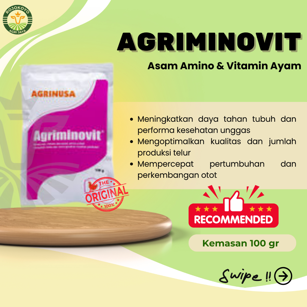 Agriminovit-Asam Amino & Vitamin Ayam