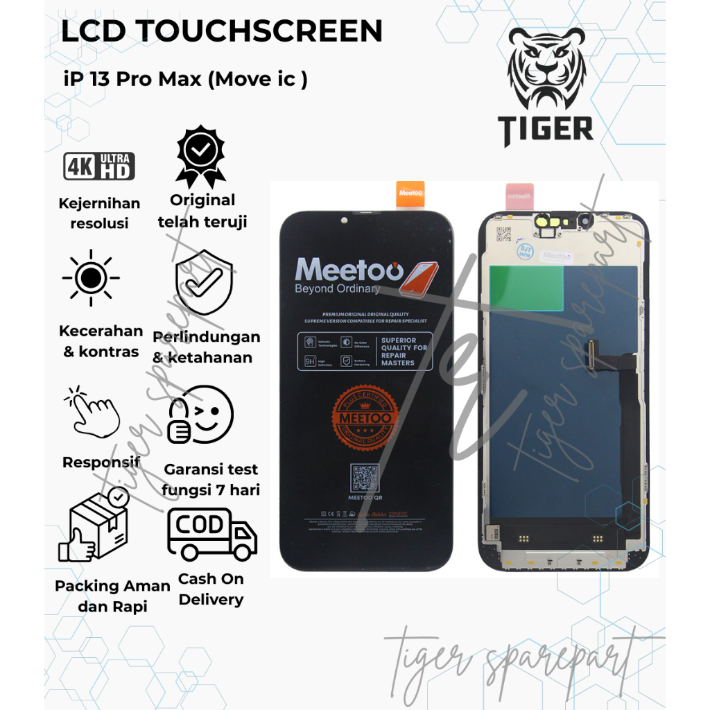 LCD 13 PRO MAX - LCD TOUCHSCREEN IPHONE 13 PRO MAX FULLSET