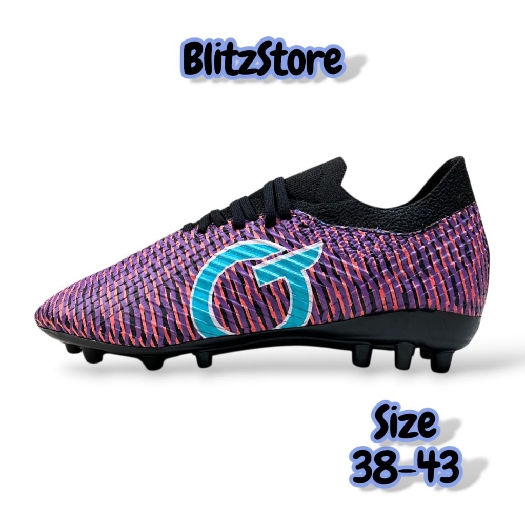 Sepatu Bola Gotello Future Alpha Black Kualitas Original Brand Lokal