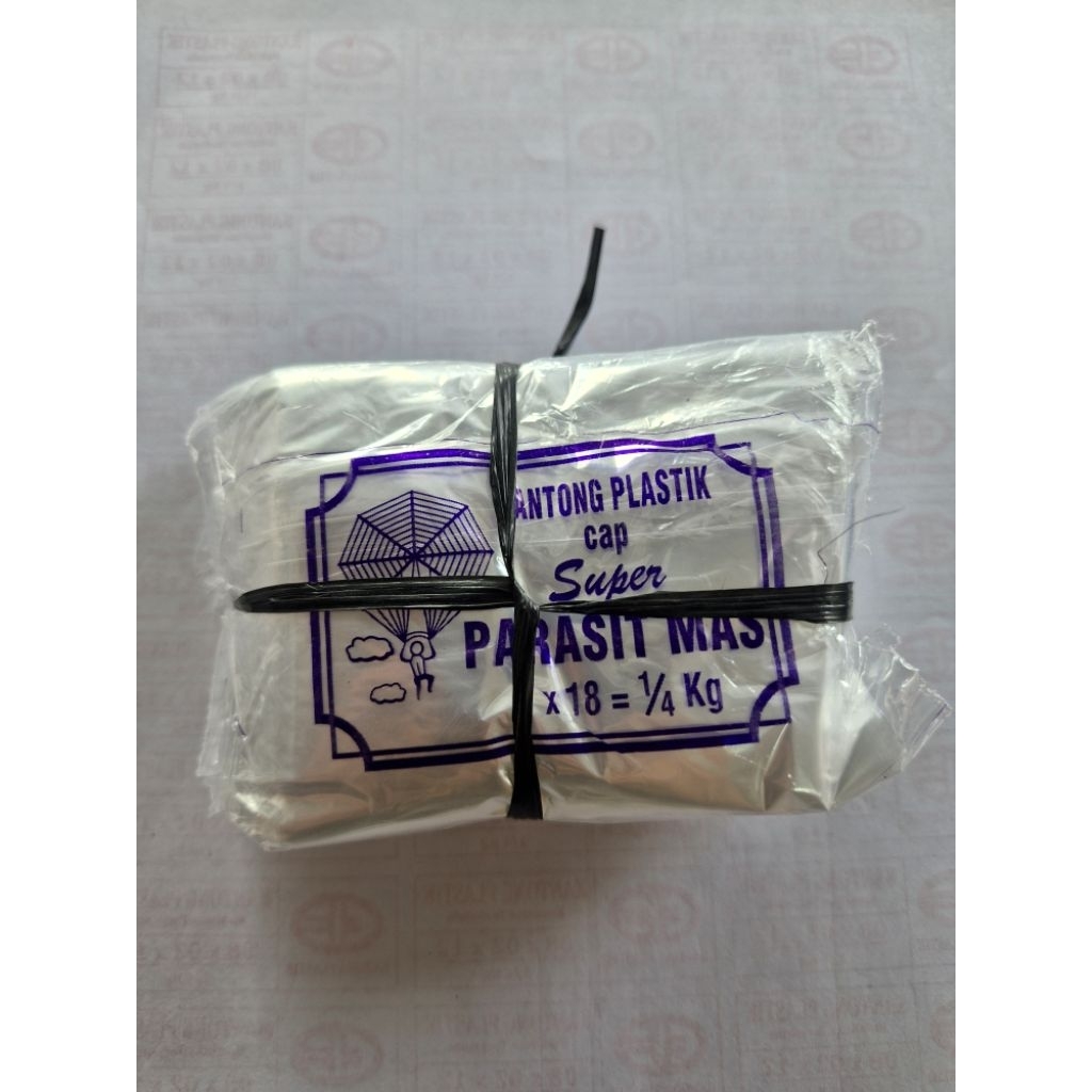 GROSIR 1/2 kg PLASTIK PARASUT WADAH GULA ISI 1BALL (5PCS)