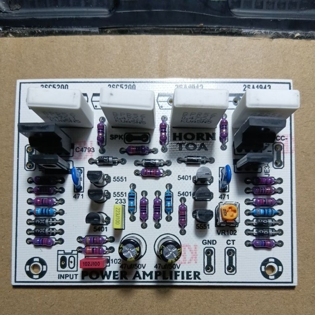 Kit Driver Amplifier Corong Toa