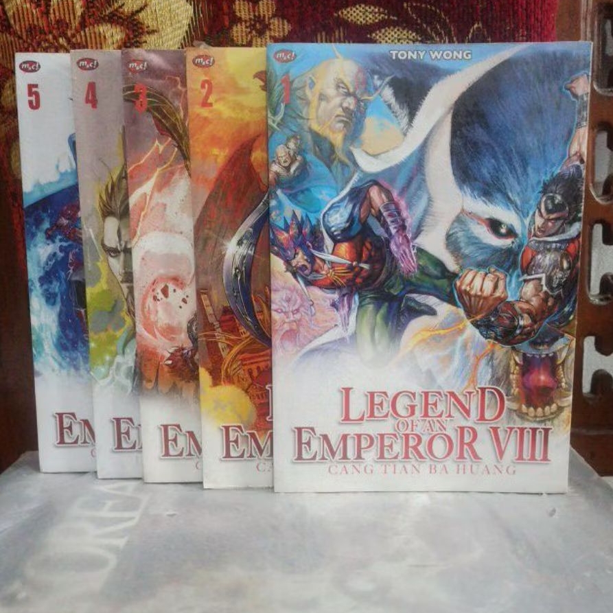 Majalah Original LEGEND OF AN EMPEROR VIII CANG TIAN BA HUANG TONY WONG Boleh Beli Satuan