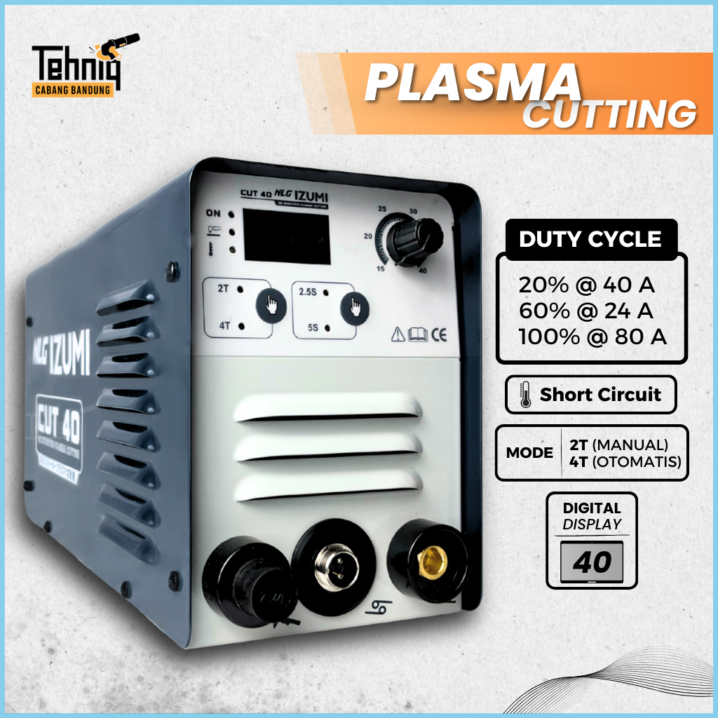 Plasma Cutting Cutter IZUMI CUT 40 Mesin Plasma Pemotong Potong Besi