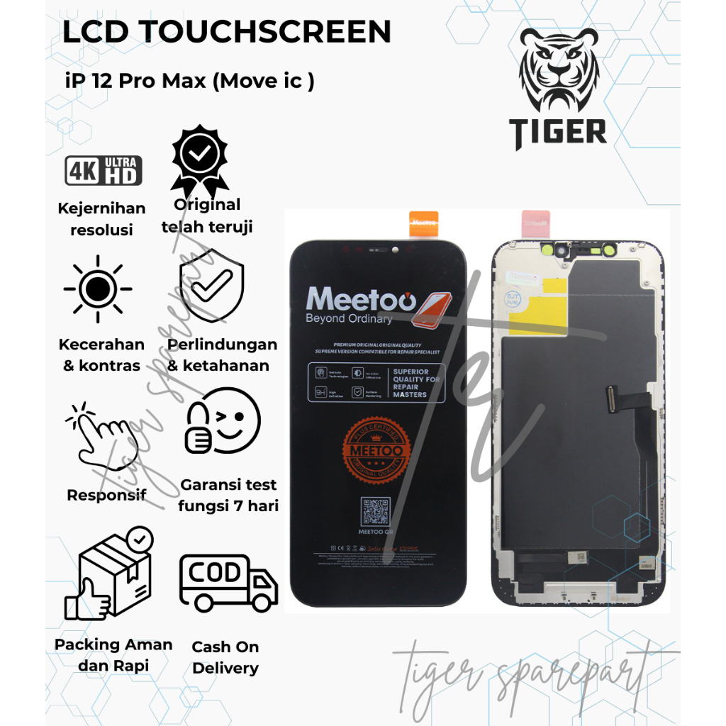 LCD IPHONE 12 PRO MAX / LCD TOUCHSCREEN IPHONE 12 PRO MAX FULLSET