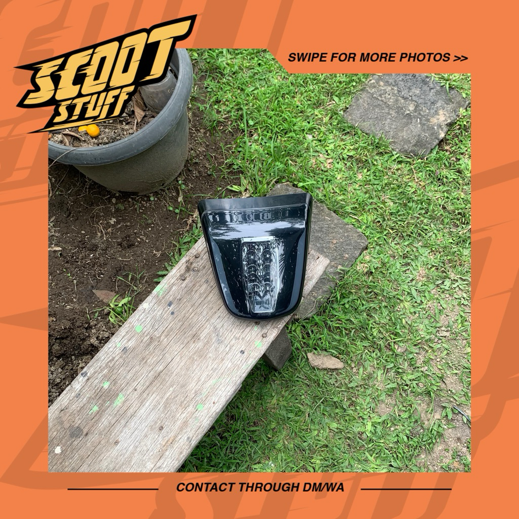 Stoplamp Zelioni Smoke Vespa Sprint Primavera 3V Iget Original Zelioni