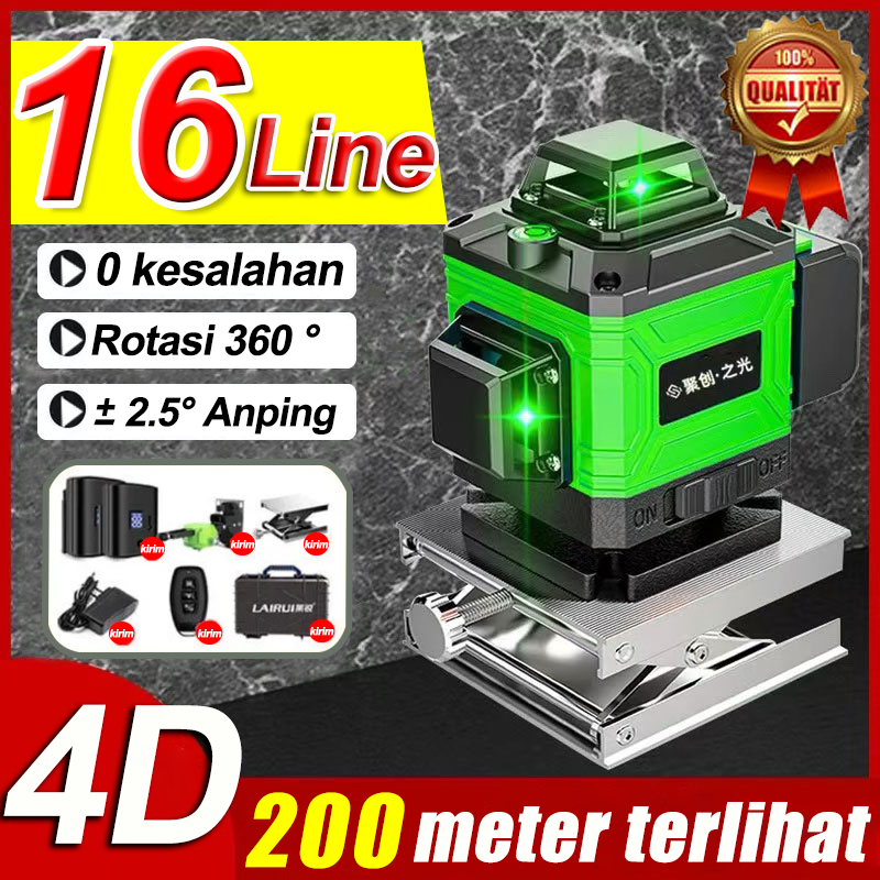 MAKITA Laser Level 4D 16 Line Bangunan Keramik Laser Level leveling  4 in 1 Alat laser Alat laser Tu