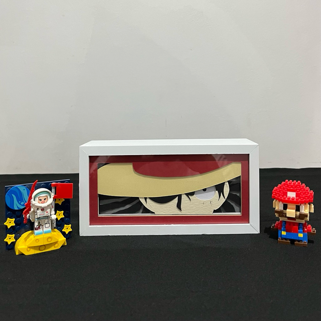 BOXANA - Lightbox Karakter Anime 3D One Piece Dekorasi & Lampu Tidur - Lampu Tidur Dekorasi Kamar An