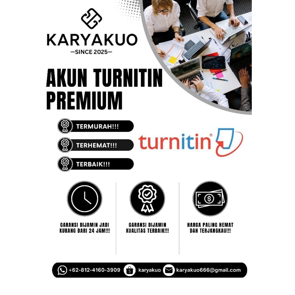 AKUN TURNITIN PREMIUM TERMURAH