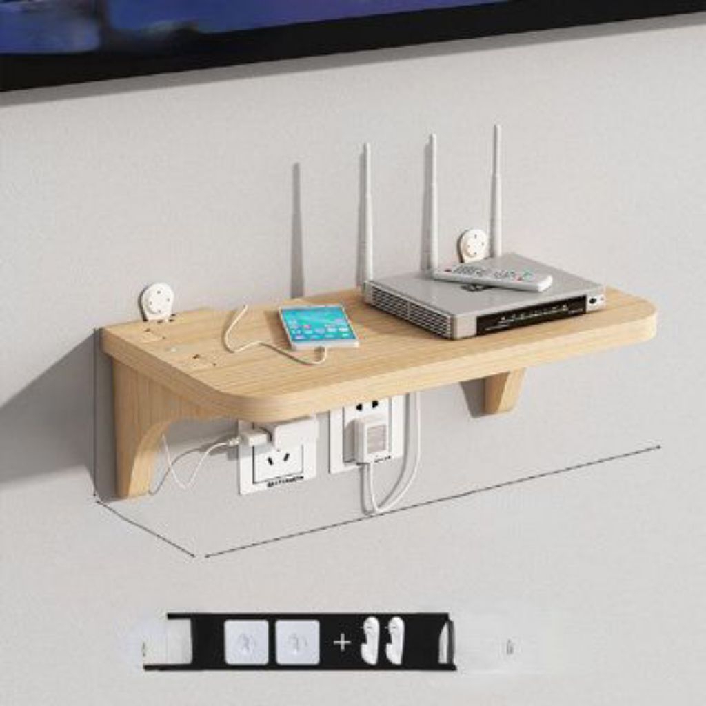 Rak Modem Gantung Dinding Minimalis