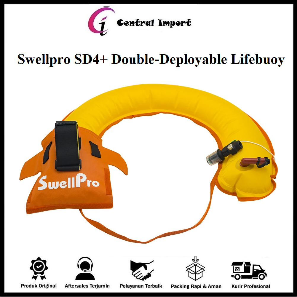 Swellpro SplashDrone 4+ Double-Deployable Lifebuoy - Swellpro SplashDrone 4 Plus Double-Deployable L