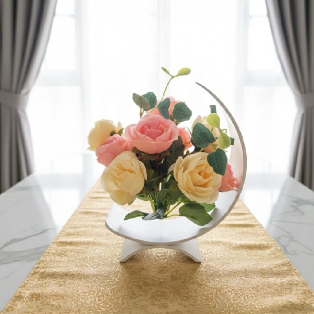 Tanaman Hiasan Bunga Rotuss Mini Pajangan Ruang Tamu Bunga Artificial Bunga Hias Meja Tamu Bunga Paj