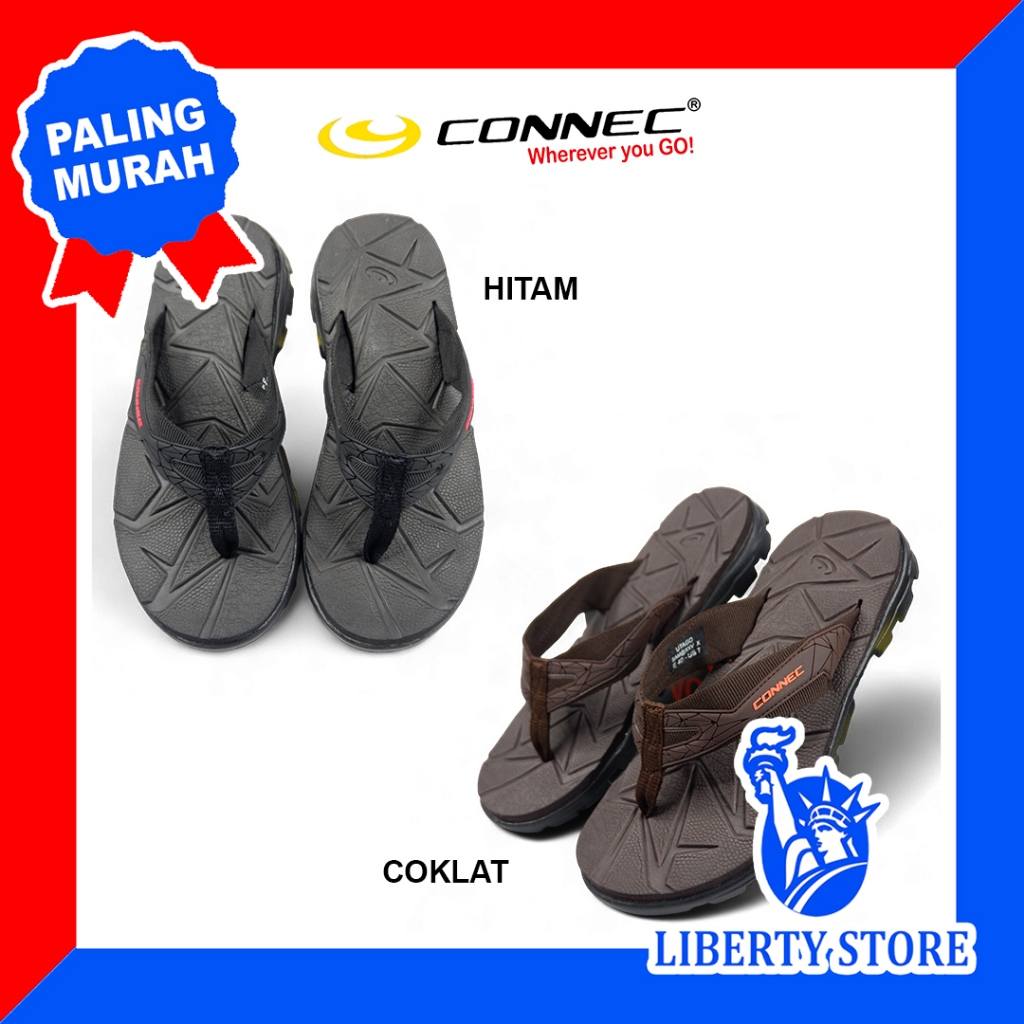 Sandal Jepit Pria Dewasa Original CONNEC UTAGO Kekinian