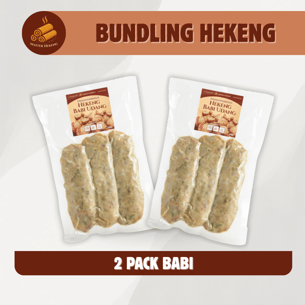 Bundling Pack 2 Babi | Hekeng FROZEN | Asli Pontianak | FULL Babi Udang Premium
