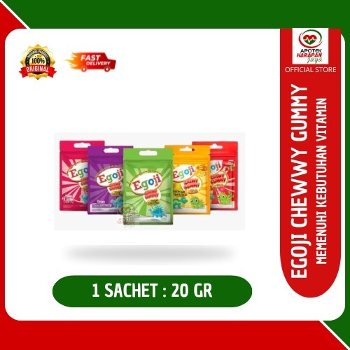 EGOJI VITAMIN GUMMY SACHET / VITAMIN ANAK MULTIVITAMIN