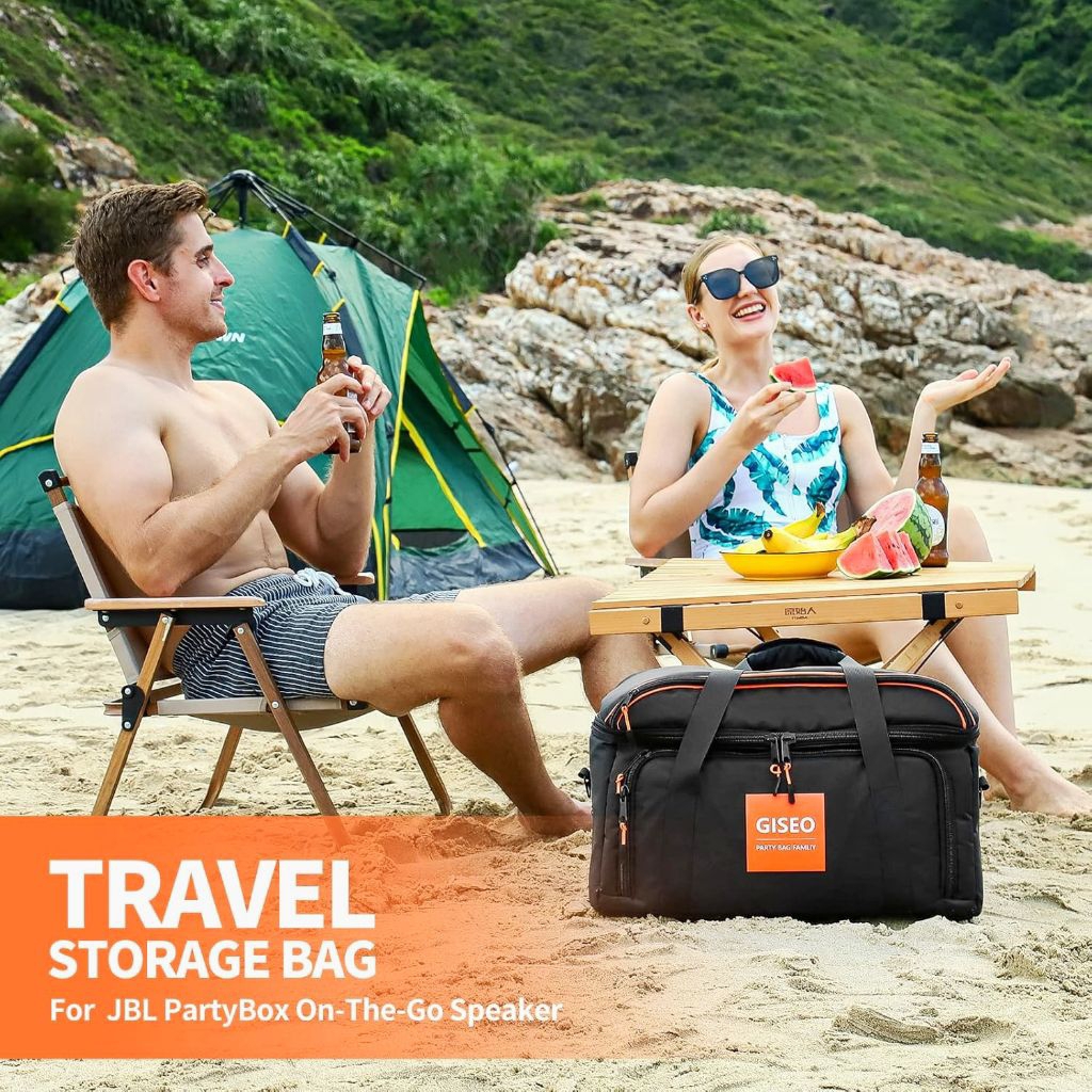 sotfcase for jbl party box on the go tas speaker untuk jbl on the go-hitam